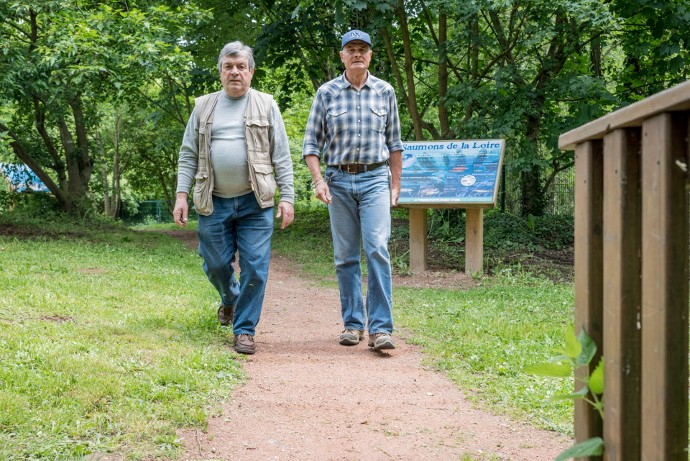 Serge Eymard et Jean Fayard sont co-gestionnaires de l’incubateur installé dans le parc de Beaulieu, à Riorges, sur les bords du Renaison.