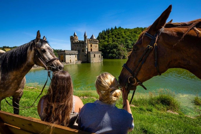 Pause au château de la Roche