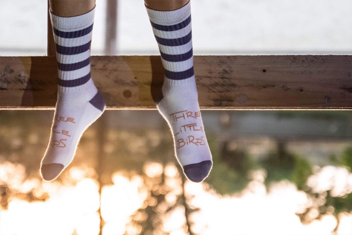 Three little birds, des chaussettes pour enfants