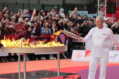 Flamme olympique dans la Loire